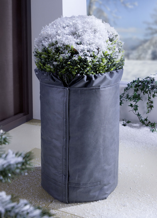 - Winter-Topfschutz Ice, in Farbe GRAU, in Ausführung klein Ansicht 2