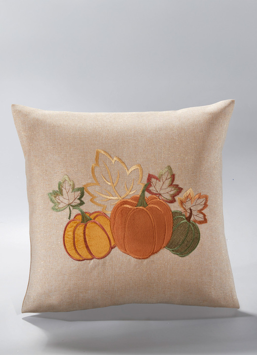 Tischdecken - Tisch- und Raumdekoration mit Glanzgarn, in Größe 101 (Läufer oval, 35x 70 cm) bis 404 (Kissenbezug, 40x 40 cm), in Farbe ECRU Ansicht 4