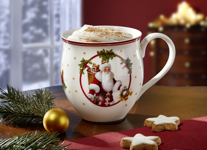 Villeroy & Boch - Henkelbecher aus der Serie Toys-Delight , in Farbe WEISS-ROT
