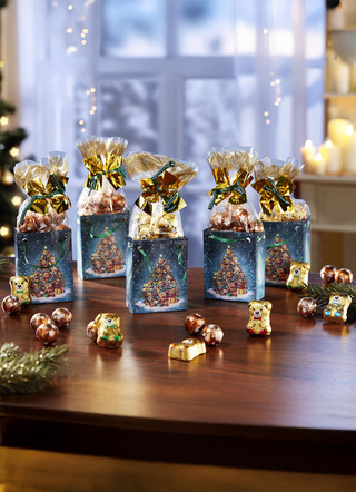 Weihnachtsleckereien - Tütchen Bärchen, 5er-Set, in Farbe BUNT