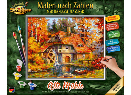 Malen nach Zahlen Alte Mühle