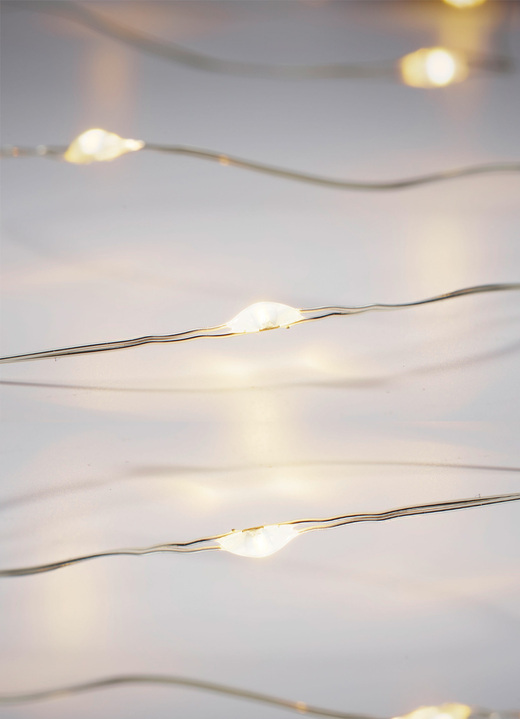 - Flexible Kupferdraht-Micro-LED-Kette, in Farbe TRANSPARENT, in Ausführung Länge 5,6 m, 50 LEDs Ansicht 2