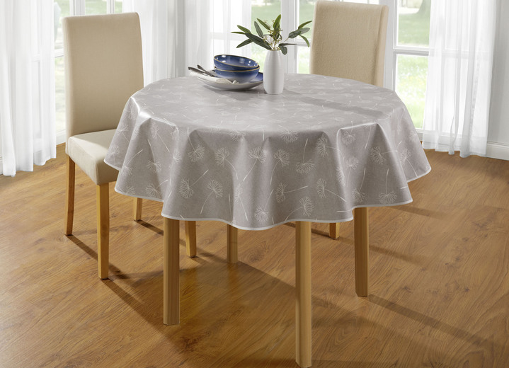 Tischdecken - Wachstuch-Tischdecke mit Pusteblumen-Motiv, in Größe 108 (Tischdecke, 80/ 80 cm) bis 190 (Tischdecke oval, 140/190 cm), in Farbe ROSÉ Ansicht 4