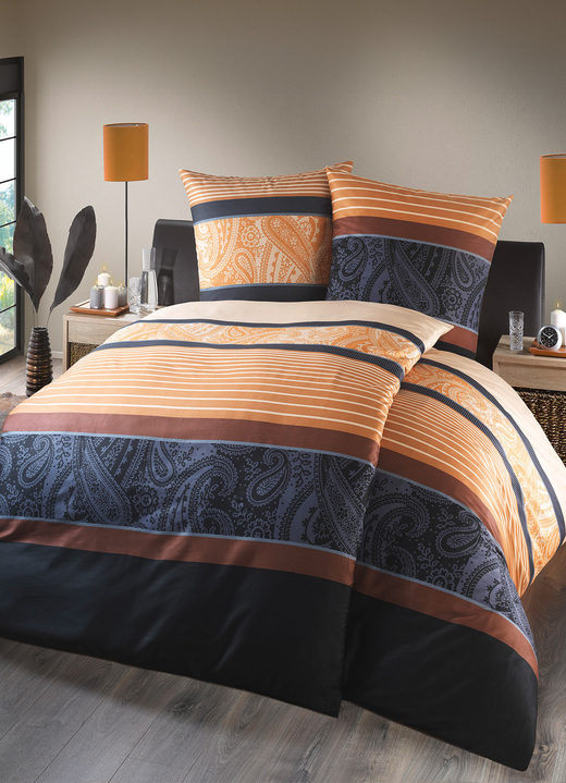 Bettwäschegarnituren - Bettwäsche-Garnitur von Kleine Wolke, in Größe 112 (80/80 cm + 135/200 cm) bis 115 (80/80 cm + 155/220 cm), in Farbe BEIGE Ansicht 1