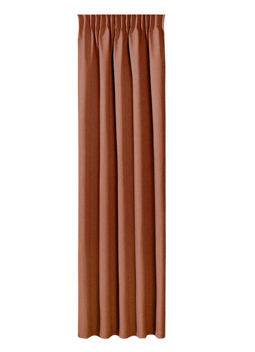 Klassisch - Energiespar-Verdunkelungsschals, in Größe 364 (H145xB135 cm) bis 464 (H245xB270 cm), in Farbe TERRA, in Ausführung Multifunktionsband Ansicht 1