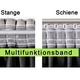 Klassisch - Thermo-Verdunkelungsschal mit Multifunktionsband – Farbe BORDEAUX – Ansicht 3 Klassisch - Thermo-Verdunkelungsschal mit Multifunktionsband, in Größe 365 (H145xB135 cm) bis 456 (H245xB135 cm), in Farbe BORDEAUX – Farbe BORDEAUX – Ansicht 3