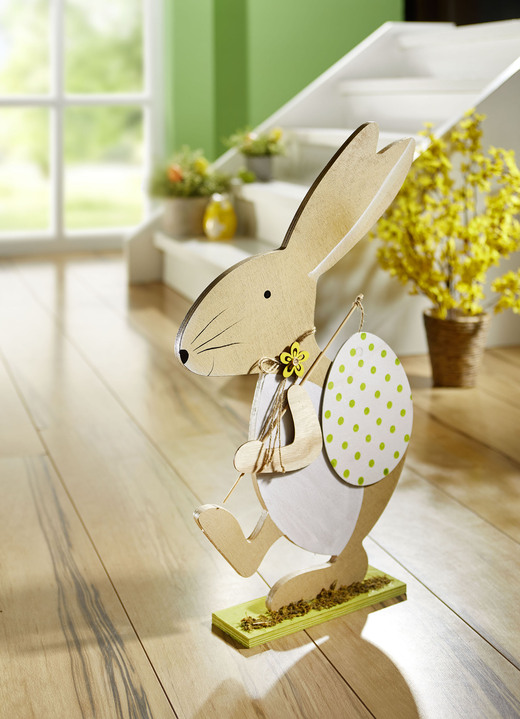 XLOsterhase aus Holz Brigitte Hachenburg