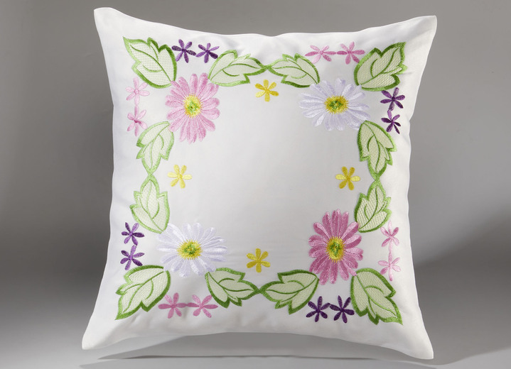 Tischdecken - Tisch- und Raumdekoration in frühlingsfrischen Farben, in Größe 101 (Deckchen oval, 30x 45 cm) bis 404 (Kissenbezug, 40x 40 cm), in Farbe BUNT