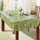 Gartentischdecken - Wachstuch-Tischdecke mit Blätter-Motiv, in Größe 108 (Tischdecke, 80x 80 cm) bis 190 (Tischdecke oval, 140x190 cm), in Farbe GRÜN – Farbe GRÜN – Ansicht 1