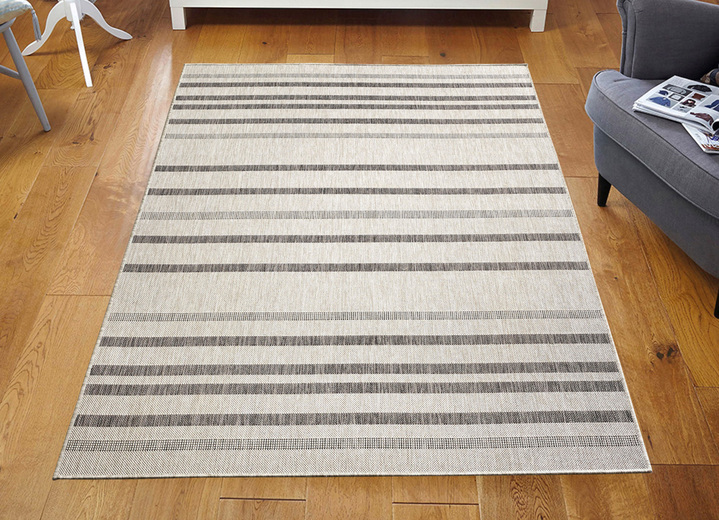 Modern - Brücken und Teppiche für den Innen- und Außenbereich, in Größe 111 (Brücke, 60x110 cm) bis 282 (Teppich, 200x290 cm), in Farbe HELLGRAU Ansicht 1