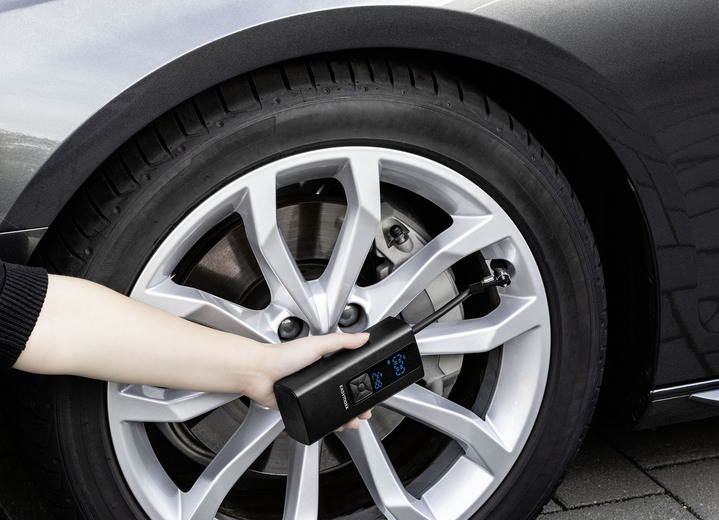 - Kabelloser Luftdruck-Kompressor, in Farbe SCHWARZ Ansicht 9