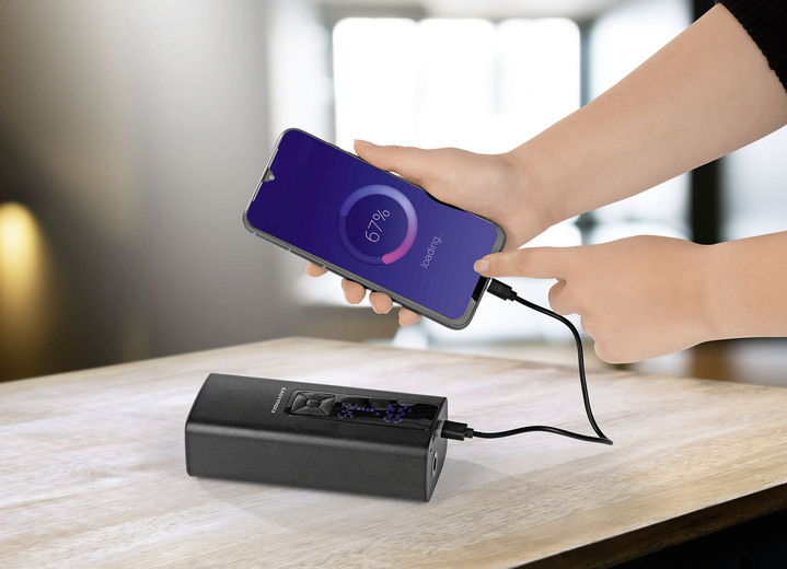 - Kabelloser Luftdruck-Kompressor, in Farbe SCHWARZ Ansicht 11