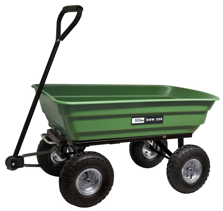 Gartenzubehör - Gartenwagen von Güde mit Kippfunktion Ansicht 4 Gartenzubehör - Gartenwagen von Güde mit Kippfunktion, in Farbe GRÜN-SCHWARZ, in Ausführung Klein, 55 l Ansicht 4