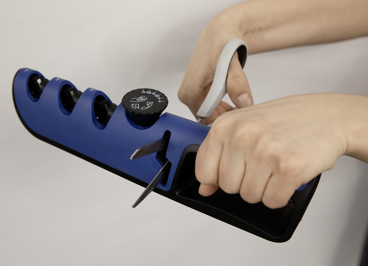 Haushaltshelfer - Livington Blade Star: Schärfen, schneiden und polieren in Sekunden Ansicht 7 Haushaltshelfer - Livington Blade Star: Schärfen, schneiden und polieren in Sekunden, in Farbe BLAU Ansicht 7