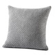 Kissenbezüge - Kissenbezug in Strickoptik, in Farbe NATUR – Farbe SILBER – Ansicht 1