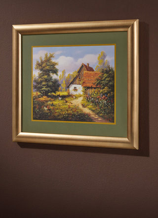 Landschaft - Hochwertiges Leinwandbild, in Farbe BUNT