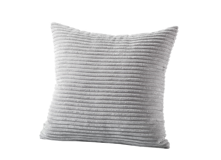 Kissenbezüge - Weicher Kissenbezug mit Reißverschuss, in Größe 105 (40x40 cm) bis 110 (50x50 cm), in Farbe CREME Ansicht 2