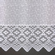 Landhaus & Küche - Fensterdekoration Häkelborte aus Jacquard, in Größe 322 (Raffgardinengarnitur, H100xB95 cm) bis 898 (Kurzstore, H120xB200 cm), in Farbe WEISS – Farbe WEISS – Ansicht 2