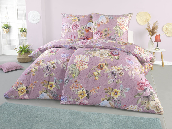 - Digitalbedruckte Bettwäsche-Garnitur von Irisette, in Größe 112 (80x80 cm + 135x200 cm) bis 115 (80x80 cm + 155x220 cm), in Farbe MULTICOLOR Ansicht 2