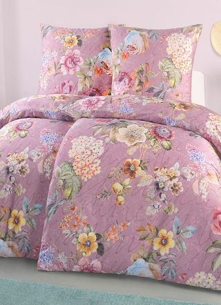 - Digitalbedruckte Bettwäsche-Garnitur von Irisette, in Größe 112 (80x80 cm + 135x200 cm) bis 115 (80x80 cm + 155x220 cm), in Farbe MULTICOLOR