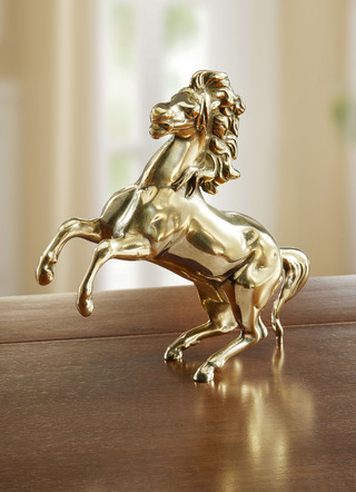 Skulptur Pferd aus hochwertigem Messing