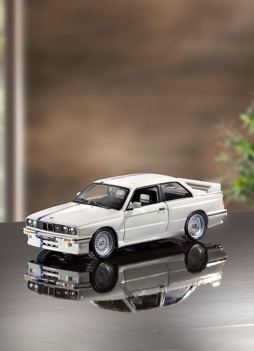 Sammlermodelle - Bburago BMW M3 (E30) ´88, in Farbe WEISS