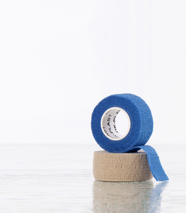 Bandagen - Wundschnellverband, 2er-Set, in Farbe BLAU-BEIGE Ansicht 1