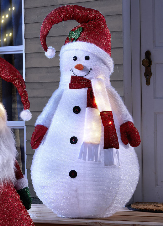 - XL-LED-Figuren, in Farbe BUNT, in Ausführung Schneemann Ansicht 1