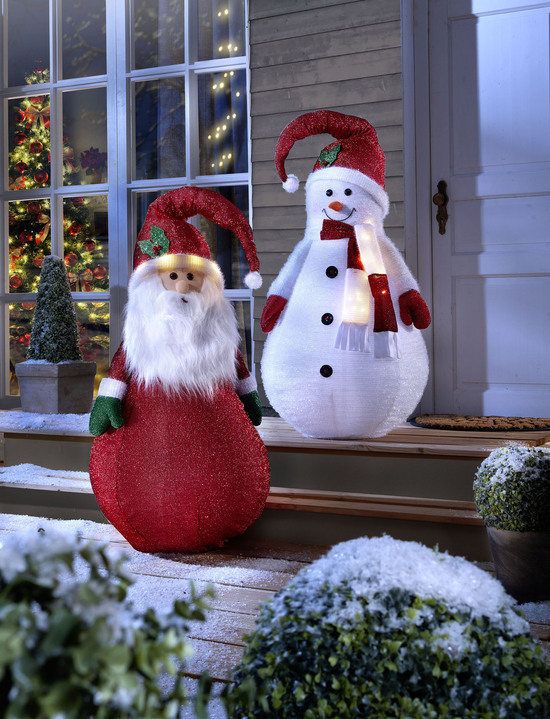 - XL-LED-Figuren, in Farbe BUNT, in Ausführung Schneemann Ansicht 2