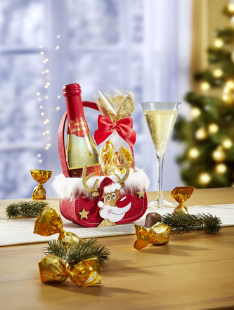 Weihnachts-Tasche Elch