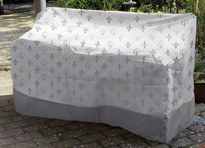 Winterlicher Garten - Witterungs- und UV-beständige Abdeckhüllen Ansicht 3 Winterlicher Garten - Witterungs- und UV-beständige Abdeckhüllen, in Farbe GRAU, in Ausführung für Gartenliege Ansicht 3