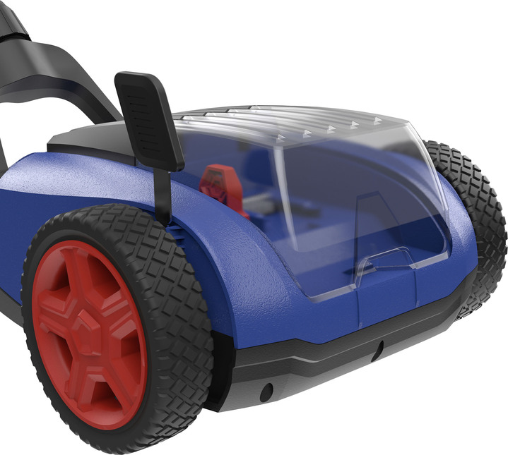 Gartenpflege - Akku-Einhandrasenmäher ERM 18-0  (Akku und Ladegerät nicht im Lieferumfang) Ansicht 4 Gartenpflege - Akku-Einhandrasenmäher ERM 18-0  (Akku und Ladegerät nicht im Lieferumfang), in Farbe BLAU-SCHWARZ-ROT Ansicht 4