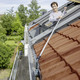 Gartenzubehör - Dachrinnen-Reiniger Maxi für bis zu 4,5 m Arbeitshöhe, in Farbe GRAU-SCHWARZ – Farbe GRAU-SCHWARZ – Ansicht 4