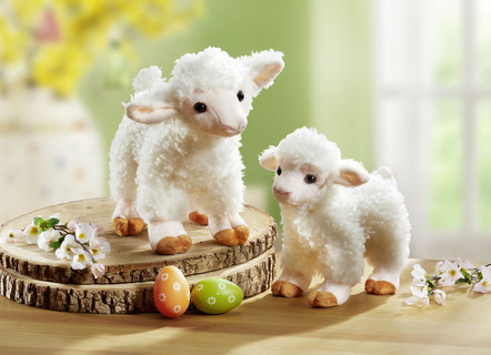 Schaf aus hochwertigem Plüsch, 2er-Set
