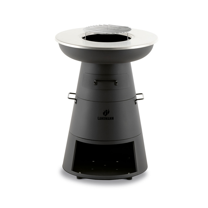 Gartengrill - Landmann Holzkohlegrill, in Farbe SCHWARZ Ansicht 2