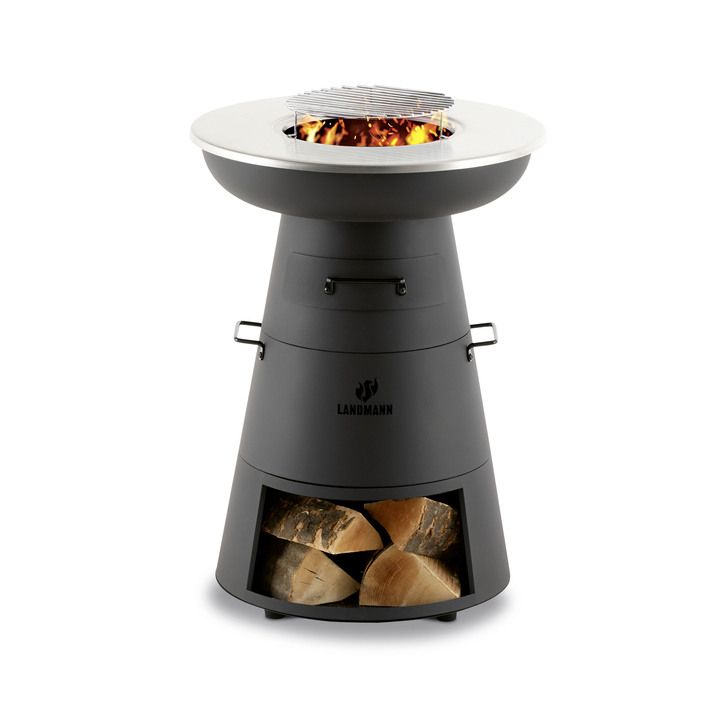 Gartengrill - Landmann Holzkohlegrill, in Farbe SCHWARZ Ansicht 8