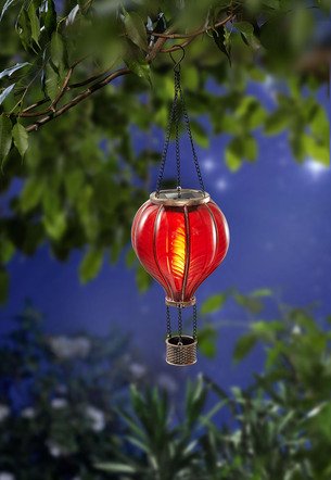 Solar-Heißluftballon mit Flackereffekt