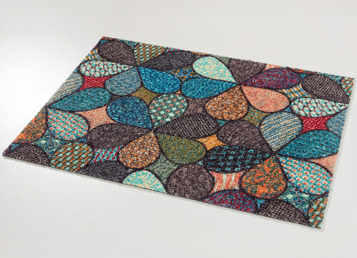 Fußmatten - Fußmatte mit Vinyl-Rückseite, in Farbe BUNT Ansicht 2