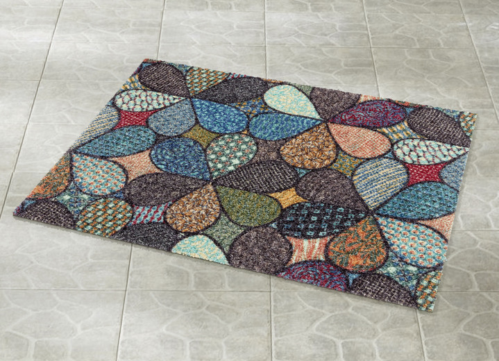 Fußmatten - Fußmatte mit Vinyl-Rückseite, in Farbe BUNT Ansicht 3