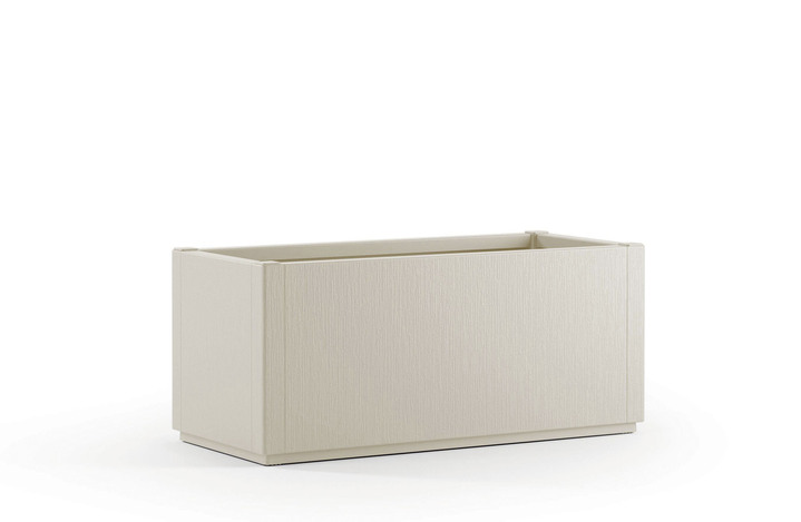 Blumentöpfe und Pflanzgefäße - Pflanzkasten aus recyceltem Polypropylen, in Farbe GRÜN, in Ausführung Mit Spalier, schmal Ansicht 6