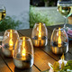 Urlaub Daheim - Solar-Windlichter, 4er-Set, in Farbe SILBER-TRANSPARENT – Farbe SILBER-TRANSPARENT – Ansicht 1