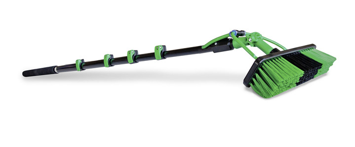 Garten - Hammersmith Aquaclean Deluxe 2-in-1 Teleskop Wasserbesen, in Farbe SCHWARZ-GRÜN Ansicht 7