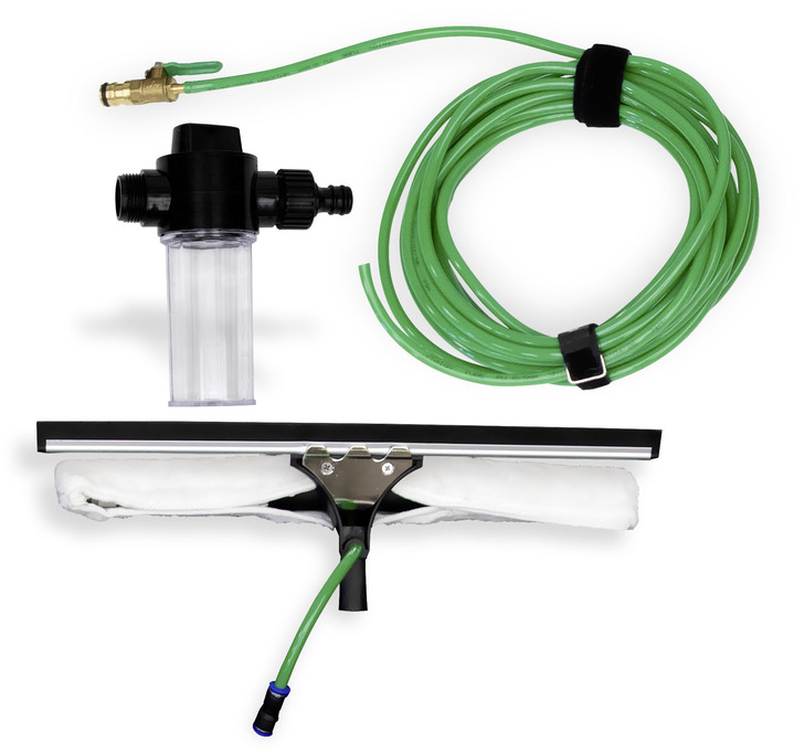 Garten - Hammersmith Aquaclean Deluxe 2-in-1 Teleskop Wasserbesen, in Farbe SCHWARZ-GRÜN Ansicht 8