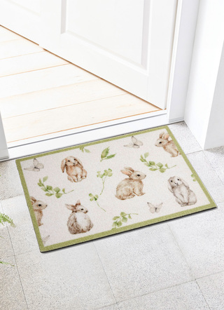 - Fußmatte mit beschichteter Rückseite, in Farbe BUNT – Farbe BUNT – Ansicht 