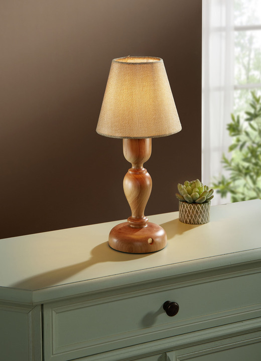 Lampen & Leuchten - Dimmbare LED-Touch-Tischleuchte, in Farbe PASTELLBLAU Ansicht 4