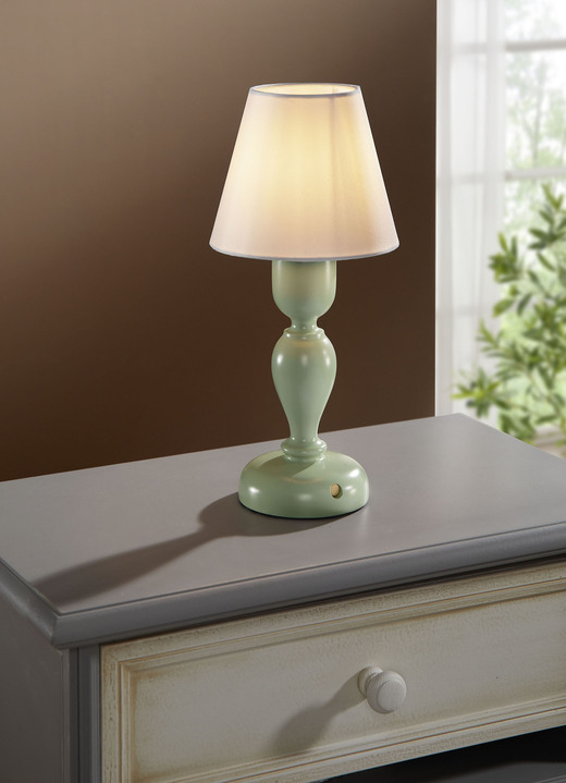 Lampen & Leuchten - Dimmbare LED-Touch-Tischleuchte, in Farbe PASTELLBLAU Ansicht 2