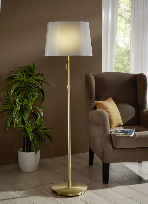 Lampen & Leuchten - Hochwertige Stehleuchte , in Farbe MESSING Ansicht 1