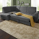 Funktions-Polstermöbel - Polsterecke mit Funktion, in Farbe BEIGE – Farbe GRAU – Ansicht 6