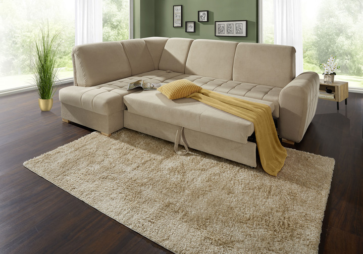 Funktions-Polstermöbel - Polsterecke mit Funktion, in Farbe BEIGE Ansicht 3
