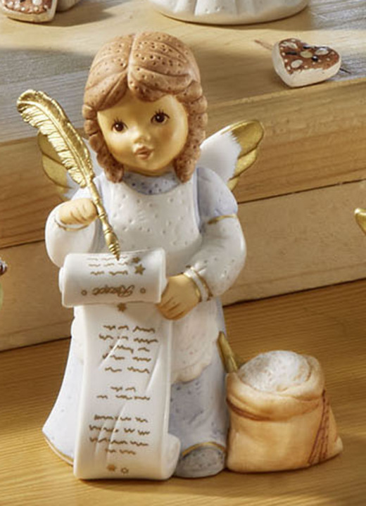 Goebel-Figuren - Szene Lebkuchenbäckerei aus der Nina & Marco-Serie, in Farbe BLAU, in Ausführung Engel mit Waage Ansicht 4